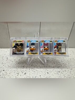 Funko Bitty Pop Disney 4 Pack with Conductor Mickey 428 as Mystery - New